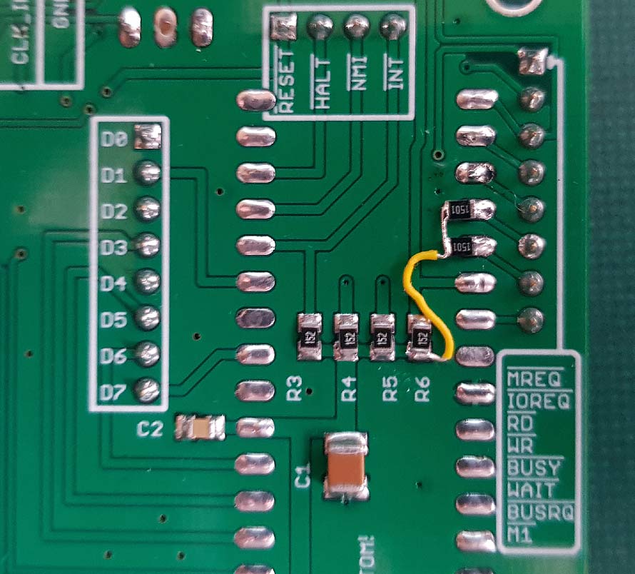 Z80 testing board PCB mini computer