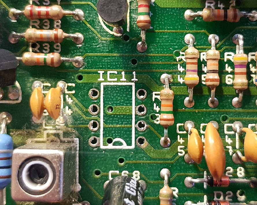 sound subcarrier removal in ZX spectrum computer