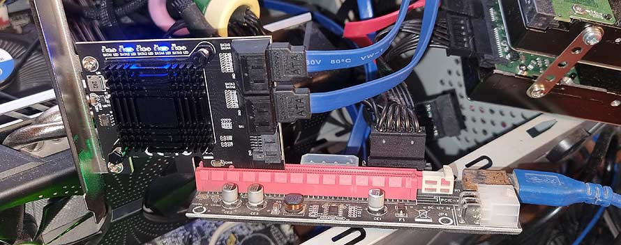 x8 (x16) PCIe