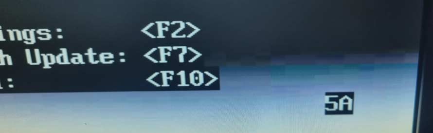 5A Intel POST error - disk controller init failure