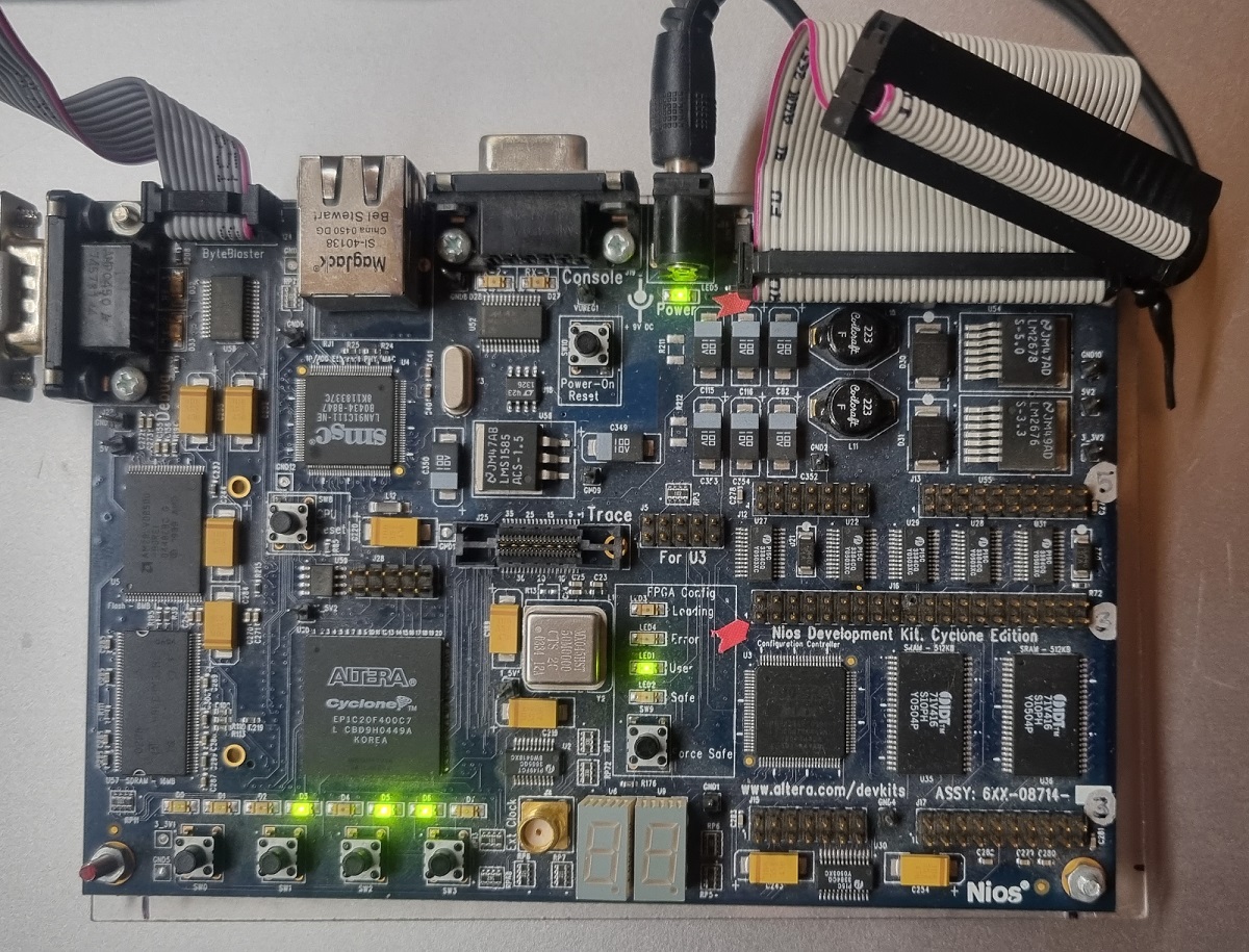 Cyclone 1 NIOS edition dev board