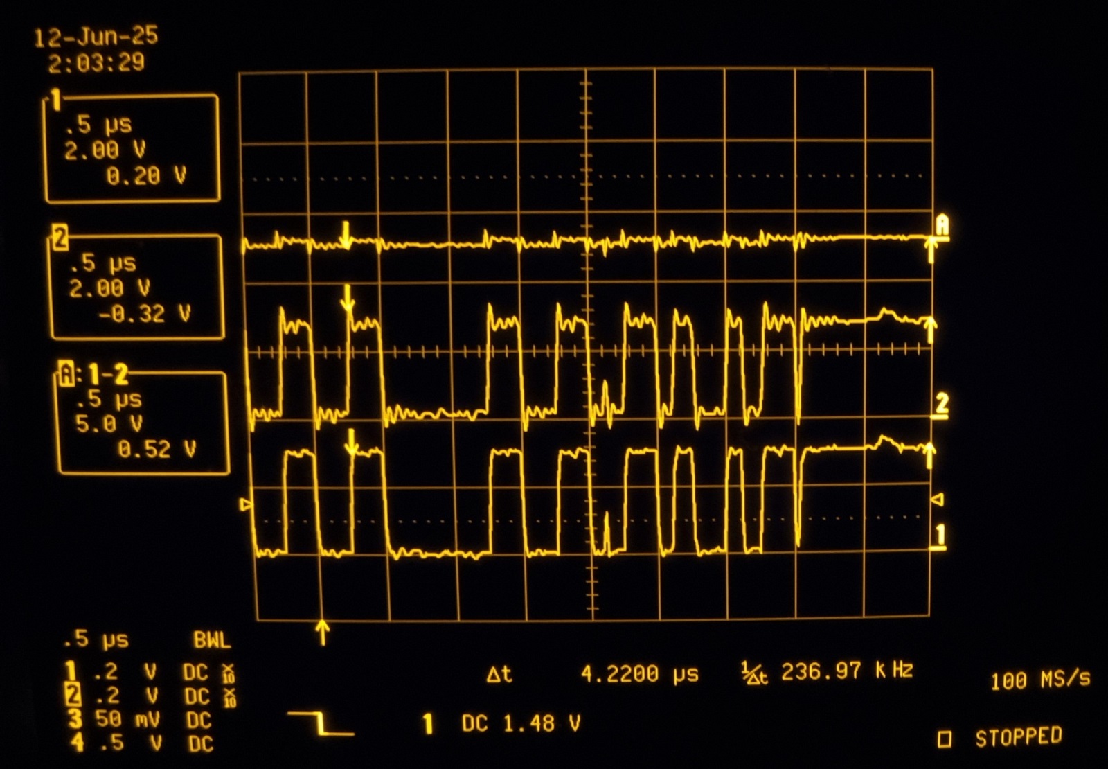 LeCroy ekranas